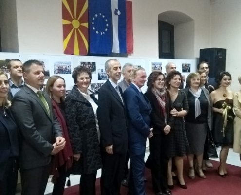 Na proslavi 10. obletnice Slovenskega društva Triglav iz Bitole . Foto: USZS