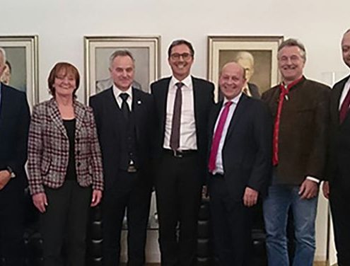 Fotografija z obiska v Bocnu (portal Slovenci ORF)