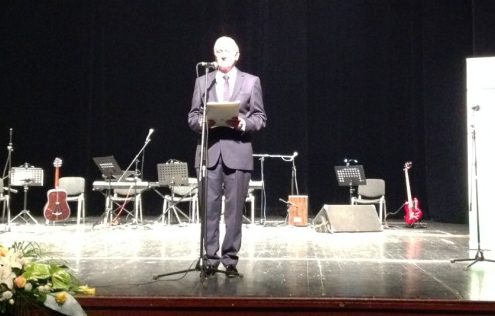 Nagovor ministra Gorazda Žmavca.