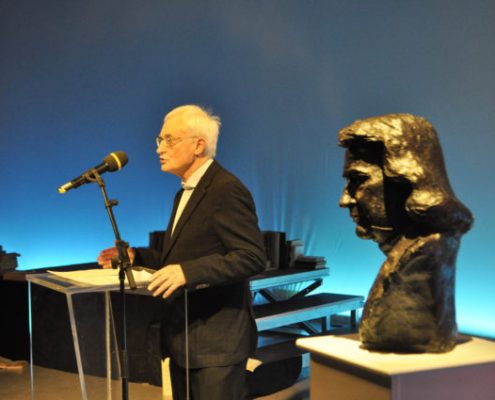 Teodor Domej na osrednji koroški proslavi ob kulturnem prazniku.