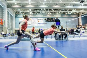 Ljubezni do badmintona sta se navzeli prek svojih staršev, ki sta se z njim ukvarjala na rekreativni ravni.  Foto: Grega Valančič/Sportida